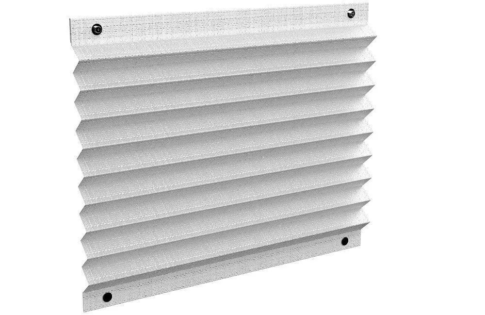 Pleated Shade Cream 40"x12"