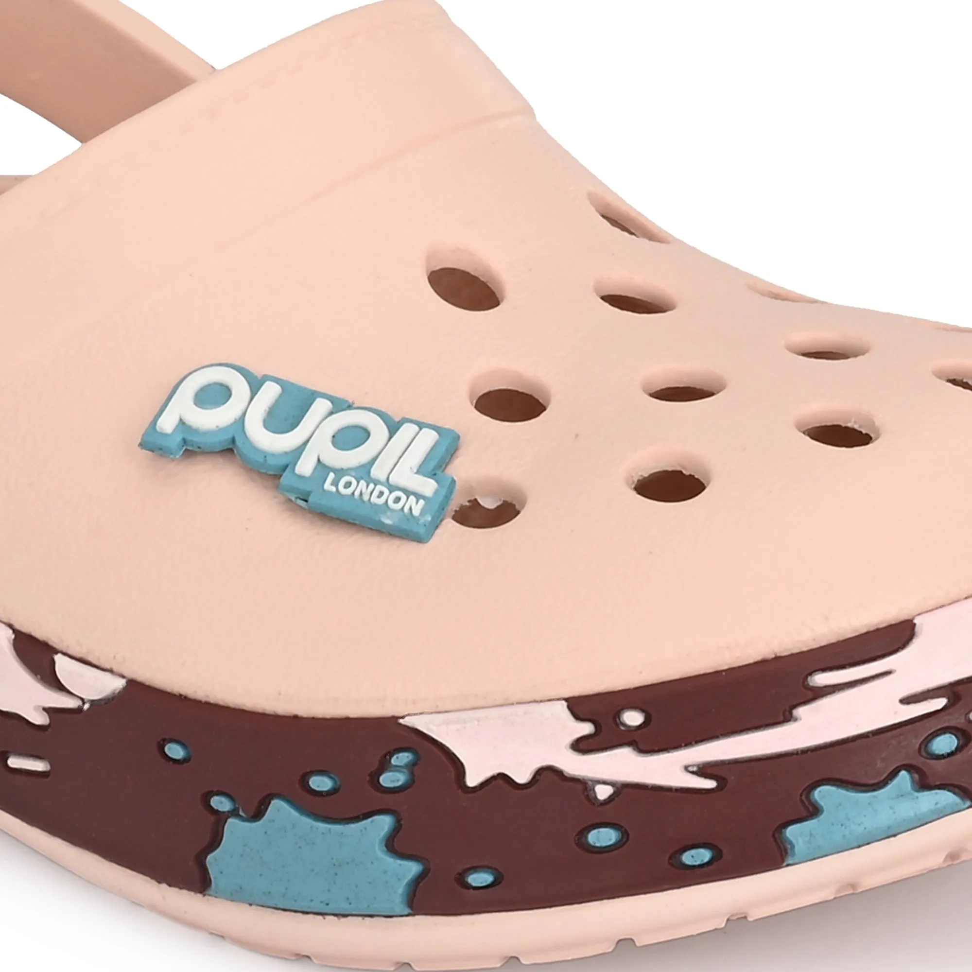 Pupil London Petal Pink Clogs (Wembley-02)