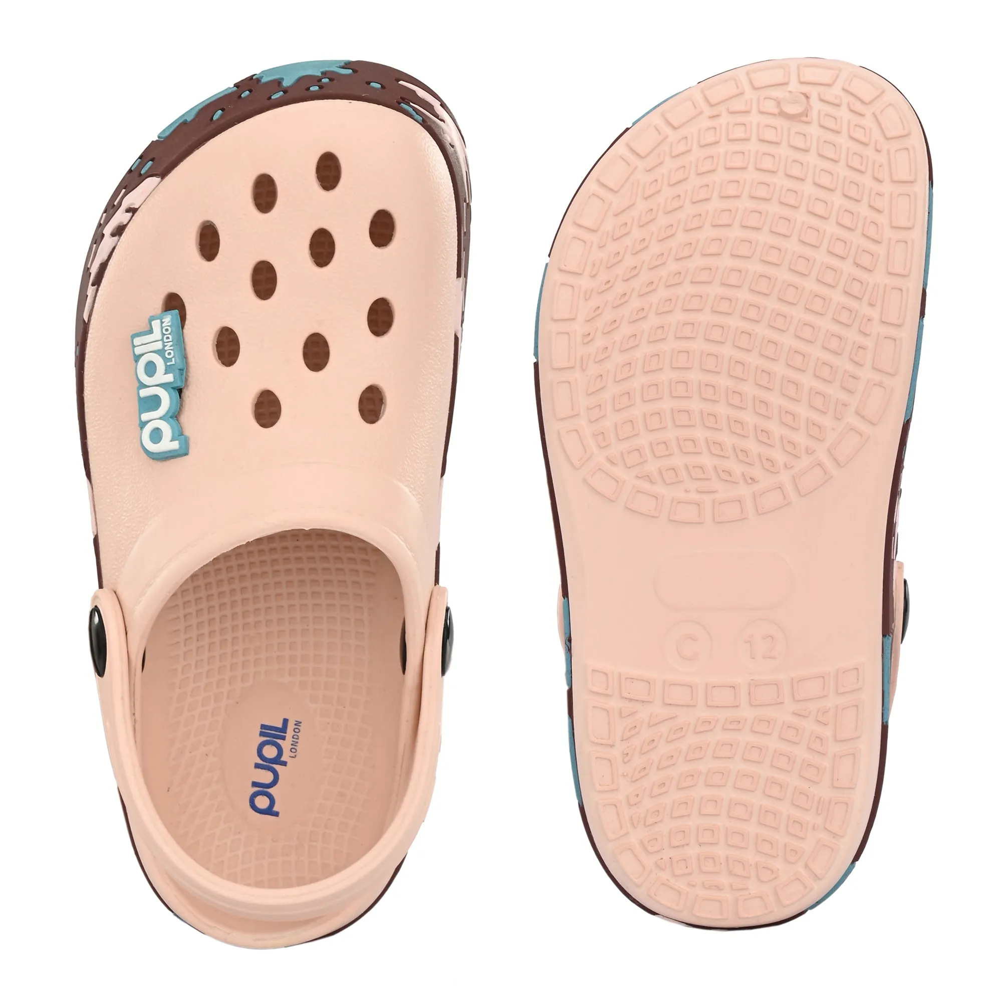 Pupil London Petal Pink Clogs (Wembley-02)