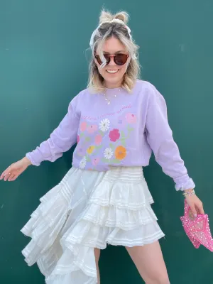 Reagan Baylee: Long Live Flowers Sweatshirt