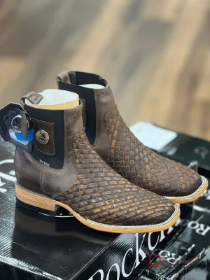 ROCK’EM EST SHORT BOOT HUNGRIA CRAZY CHOCO EBANO HONEY