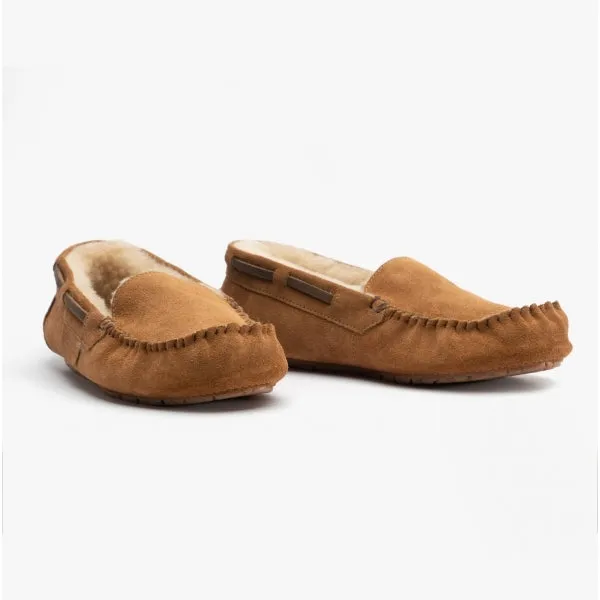 Shepherd MIRRE Womens Sheepskin Moccasin Chestnut