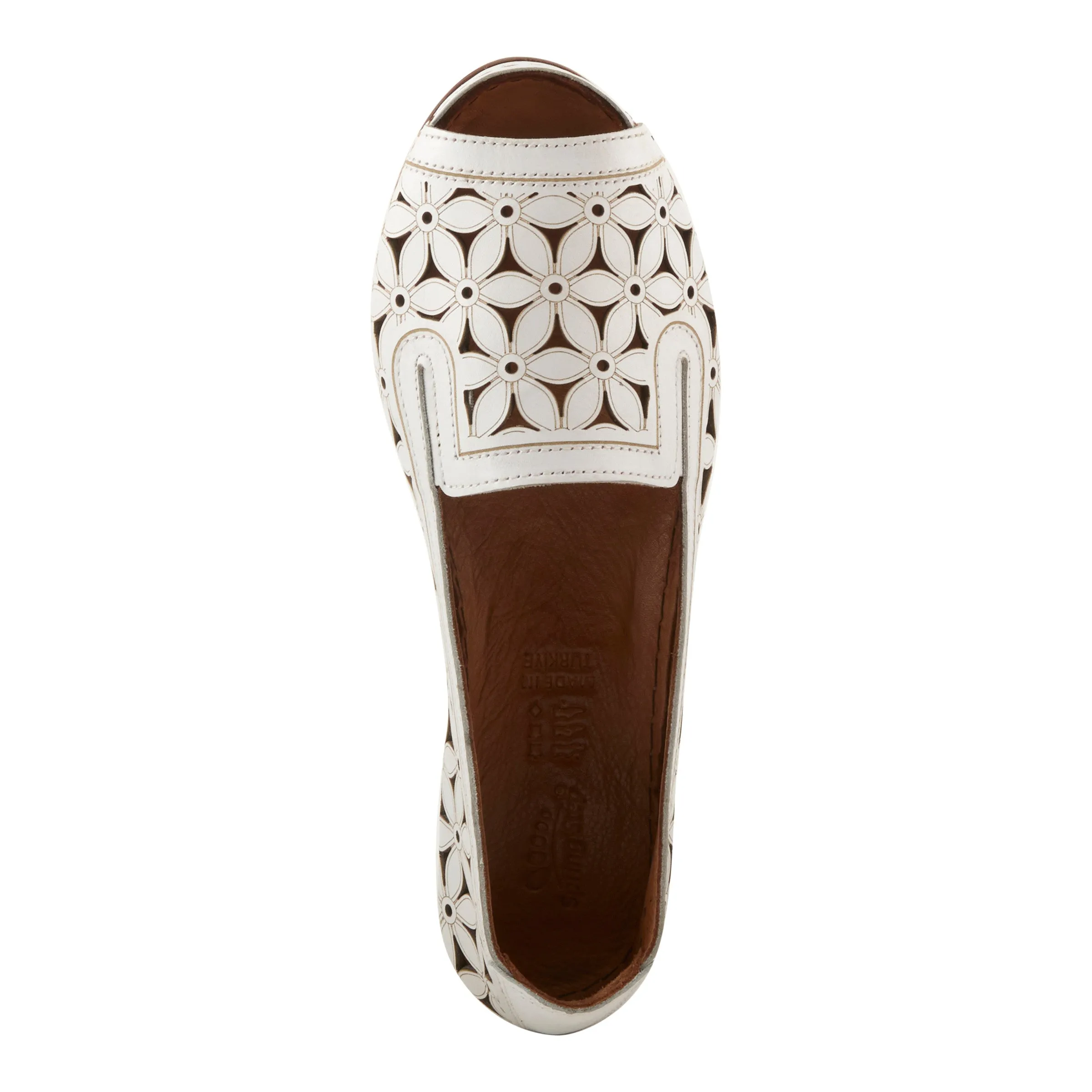 Spring Step Flowerpeep Loafer Moc Shoes