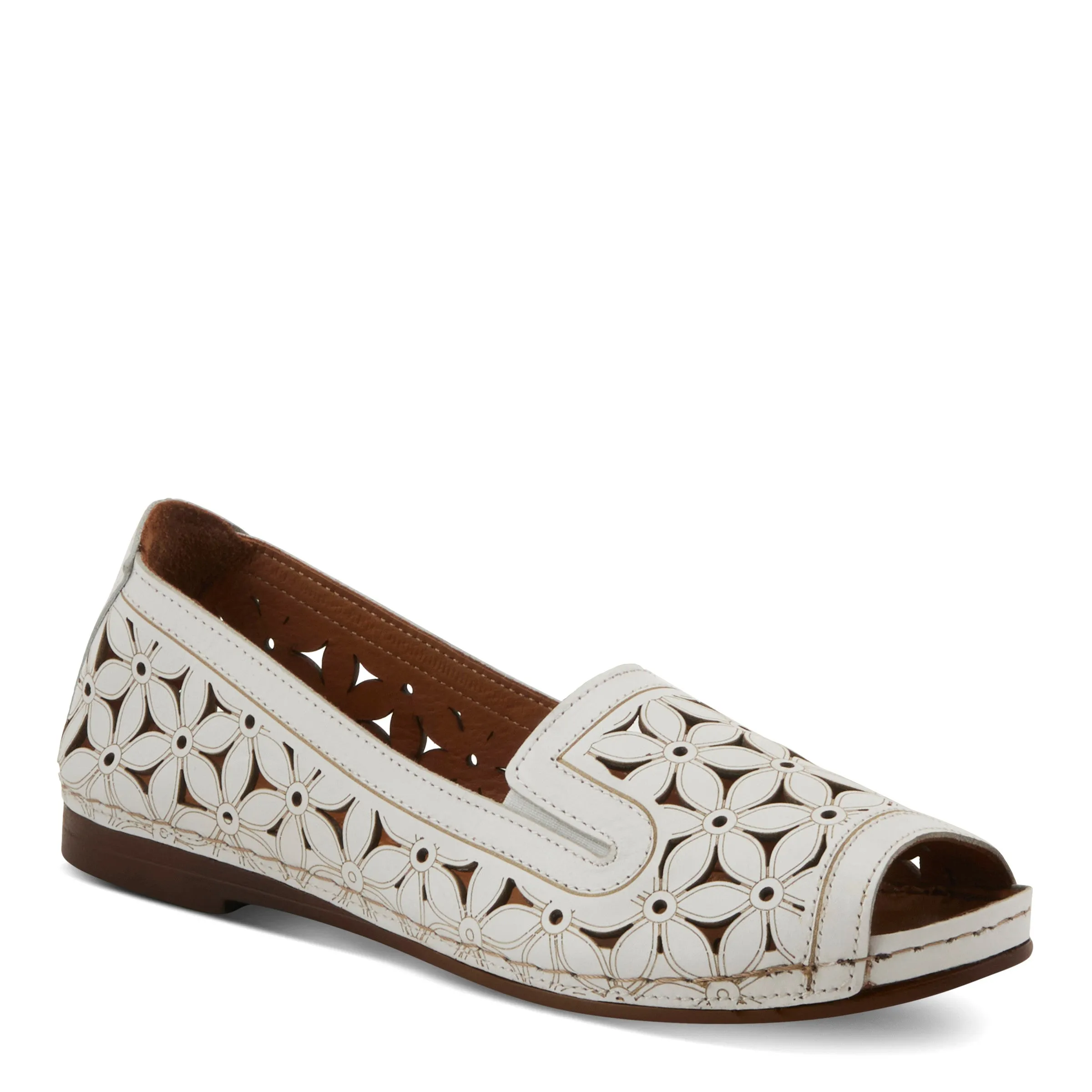 Spring Step Flowerpeep Loafer Moc Shoes