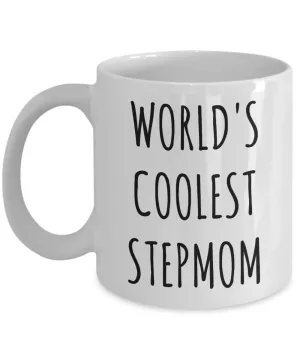 Stepmom Gift Idea Gifts for Step Mom Stepparent Stepmother Mother's Day Gift Second Mom Mug World's Coolest Stepmom Coffee Cup