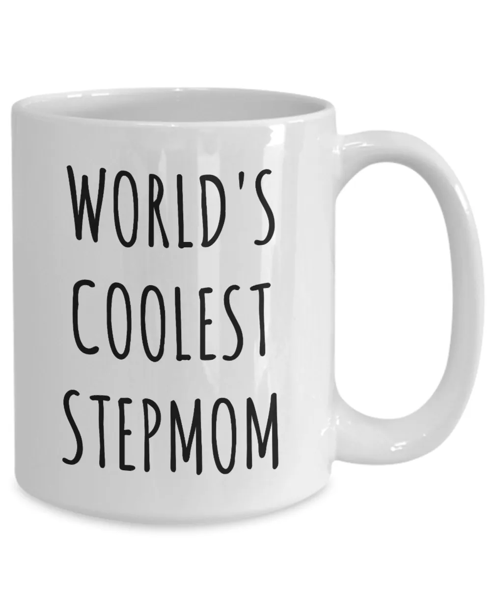 Stepmom Gift Idea Gifts for Step Mom Stepparent Stepmother Mother's Day Gift Second Mom Mug World's Coolest Stepmom Coffee Cup