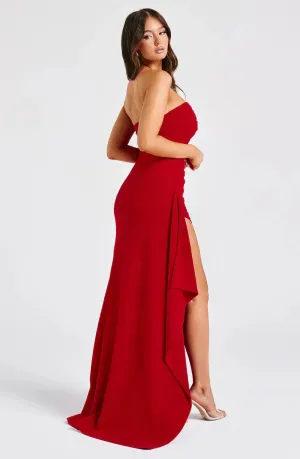 Strapless Evening Gown | Elegant & Bold | Formal Wear