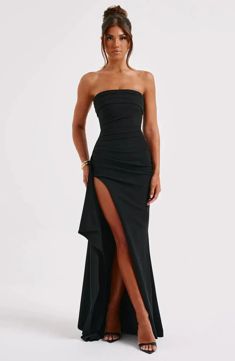 Strapless Evening Gown | Elegant & Bold | Formal Wear