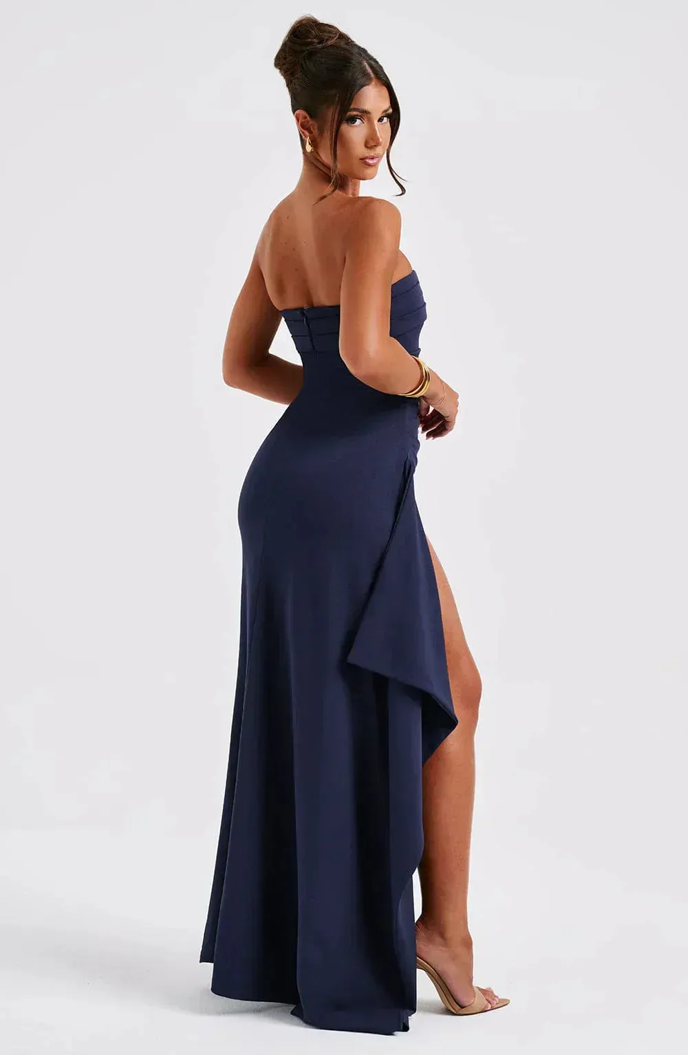 Strapless Evening Gown | Elegant & Bold | Formal Wear
