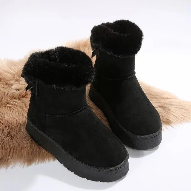 Suede Ankle Boots Women