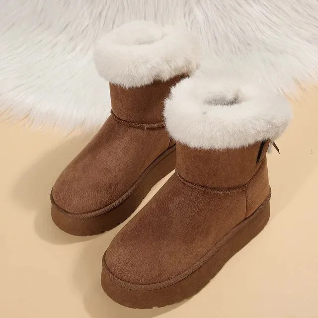Suede Ankle Boots Women