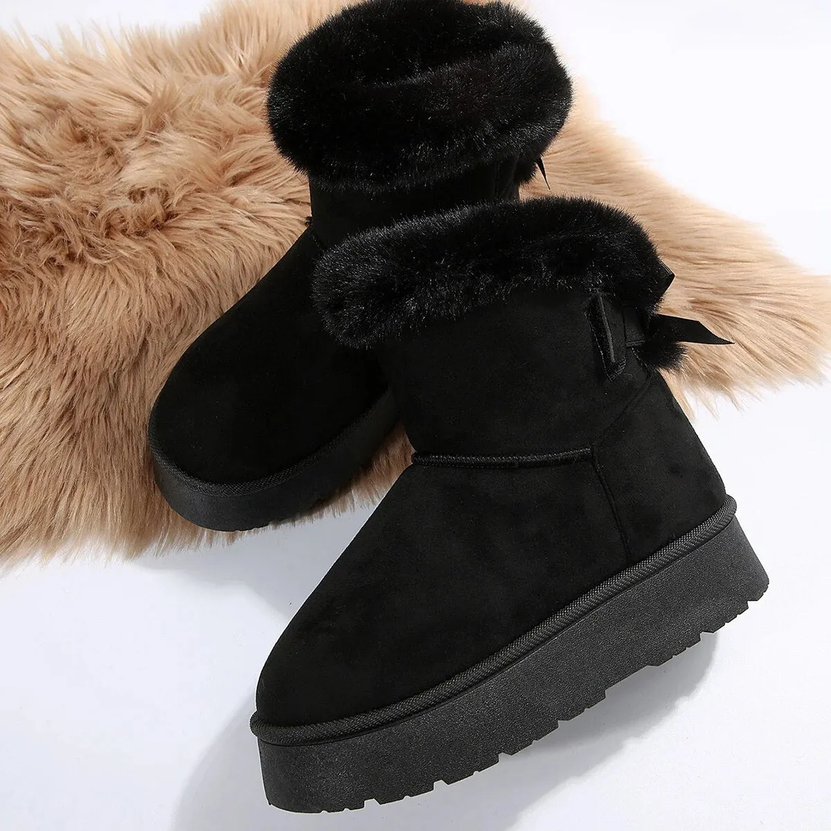 Suede Ankle Boots Women