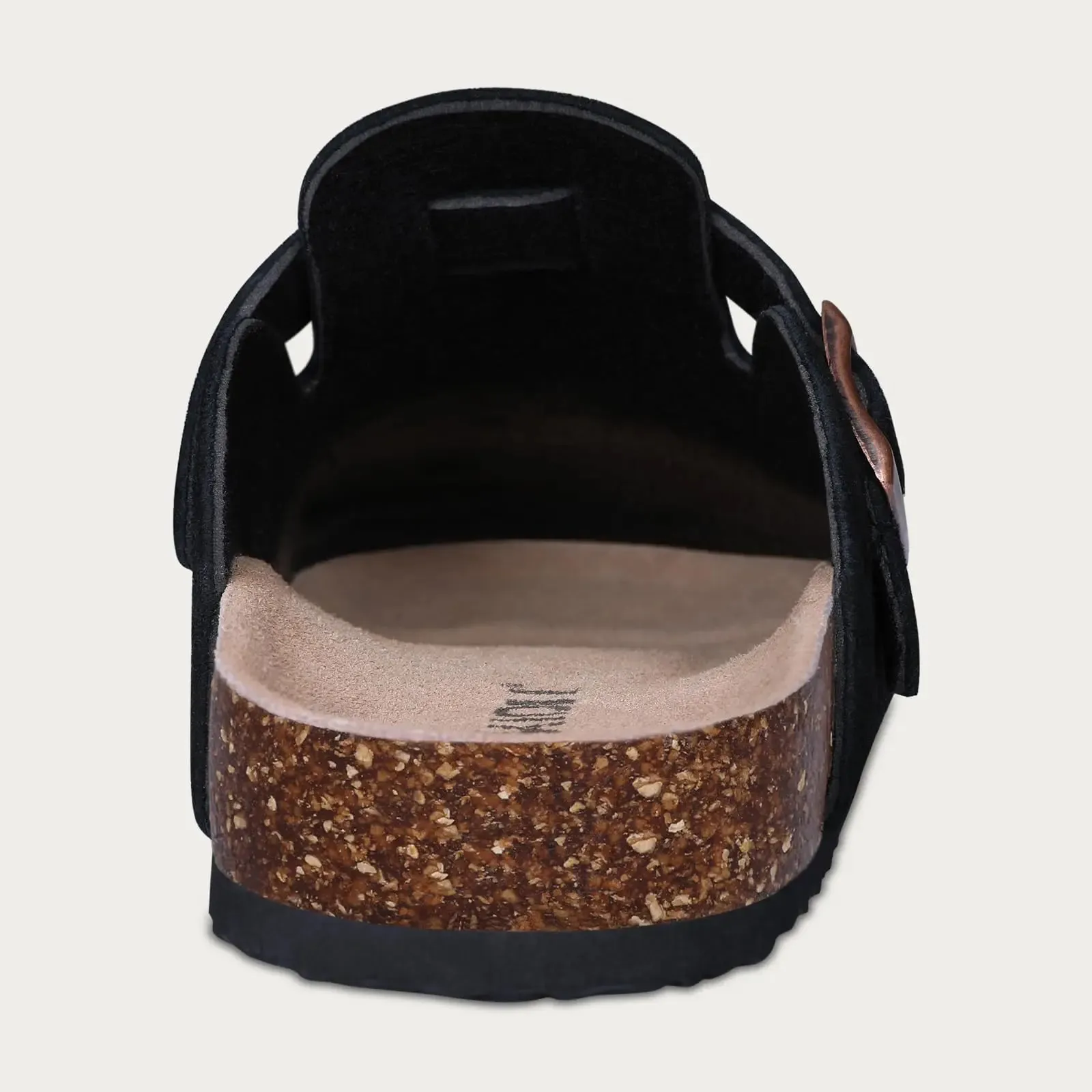 Suede Women Clogs Slippers Fashion Cork Foot bed Beach Slippers Soft Cork Nonslip Men Clogs Slippers With Arch Support