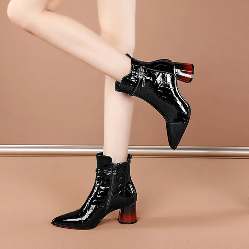 Tamara – Stylish High Heel Boots with Warm Lining