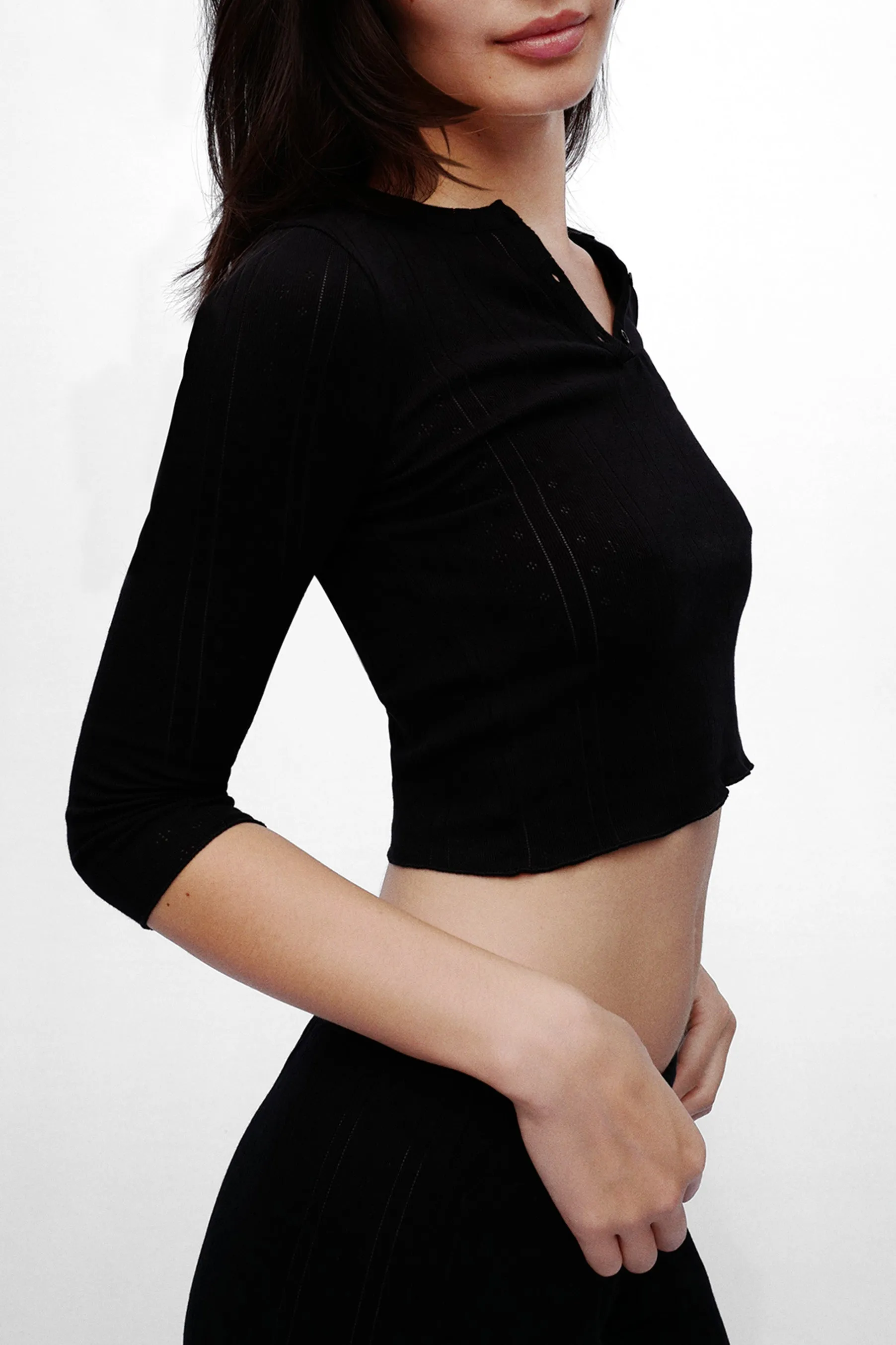 The Baby Henley Black