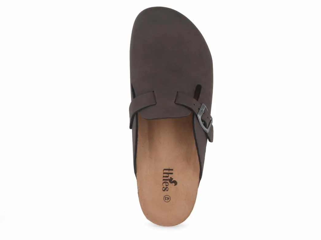 Thies Mens Clogs 'Eco Bio', charcoal