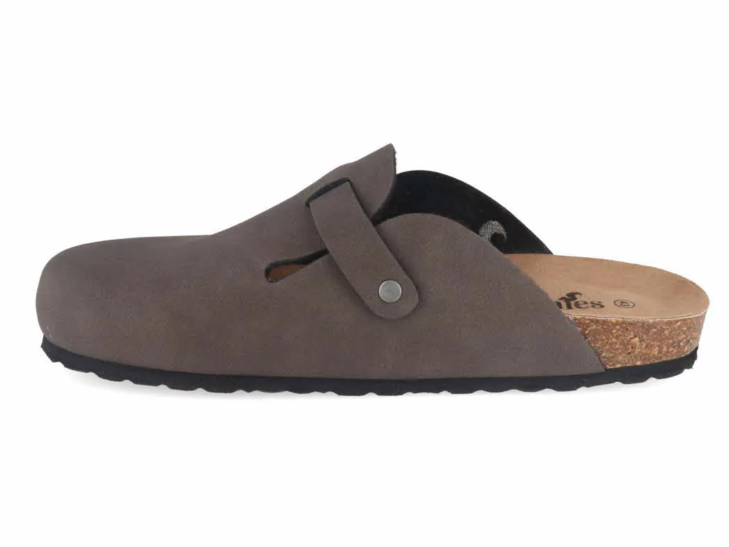 Thies Mens Clogs 'Eco Bio', charcoal