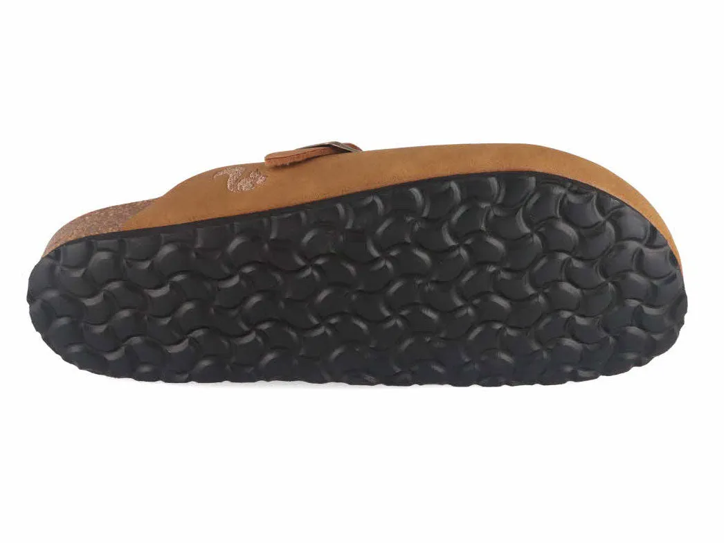 Thies Mens Clogs 'Eco Bio', cognac