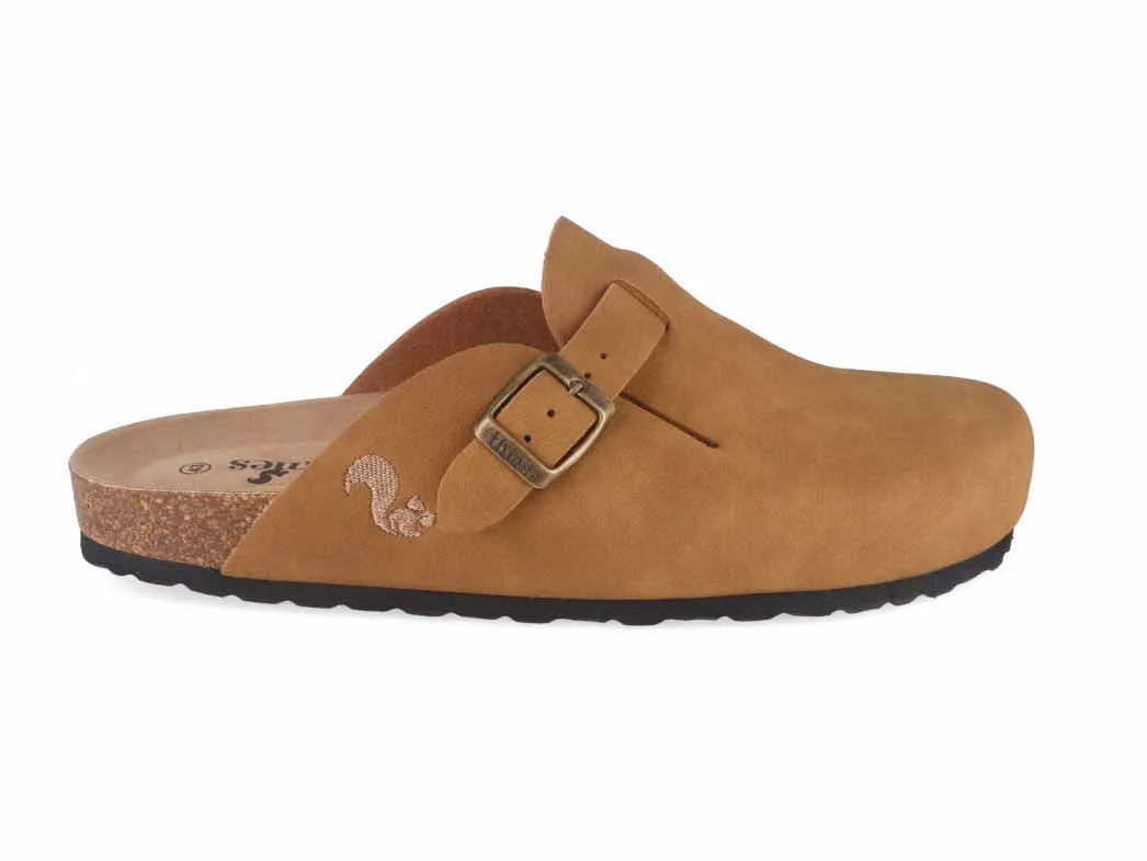 Thies Mens Clogs 'Eco Bio', cognac