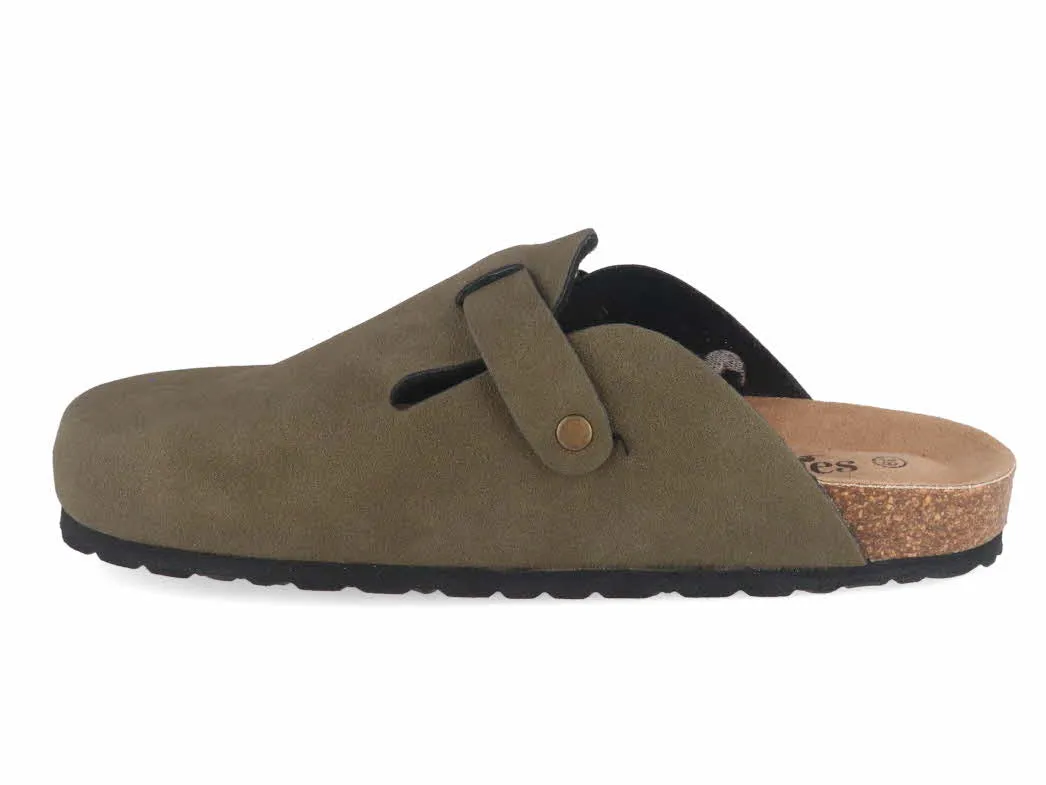 Thies Women Clogs 'Eco Bio', kaki