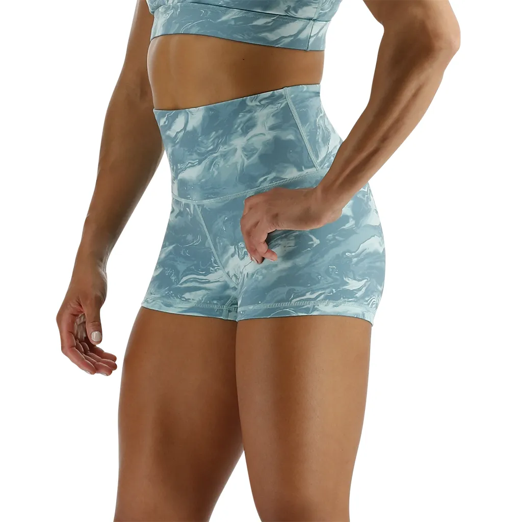 TYR Base Kinetic™ Women's High-Rise 2" Shorts - Aqueous