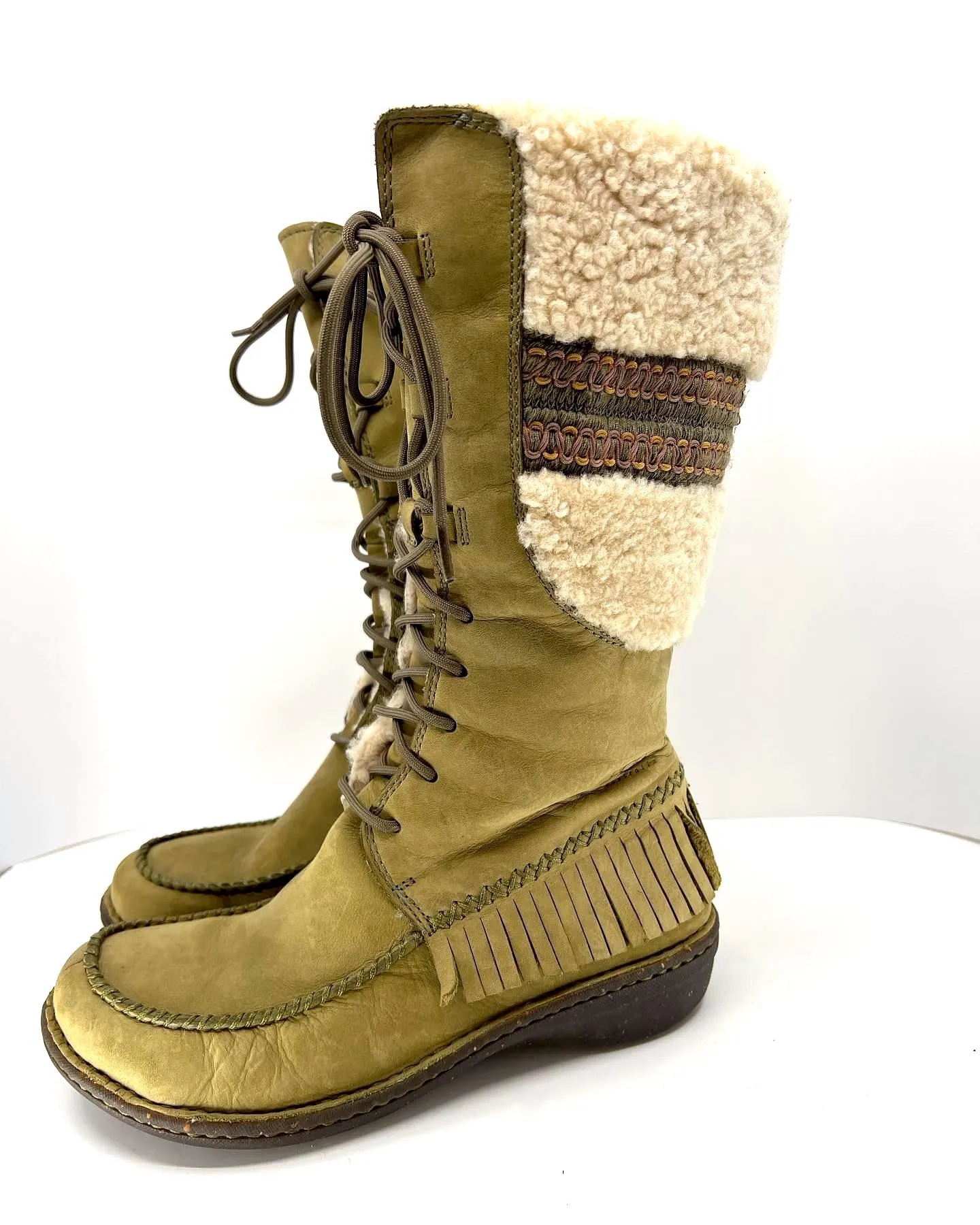 UGG AUSTRALIA SHORELINE SHEARLING WINTER TALL BOOTS