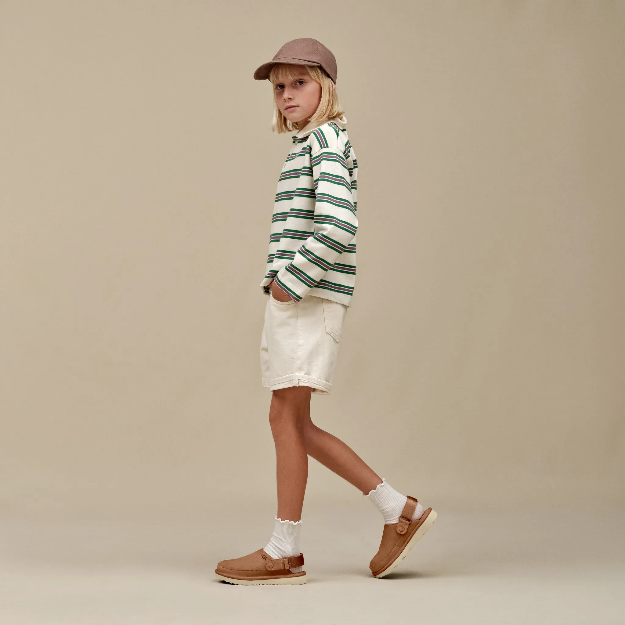 UGG Goldenstar Chestnut Clogs for Kids