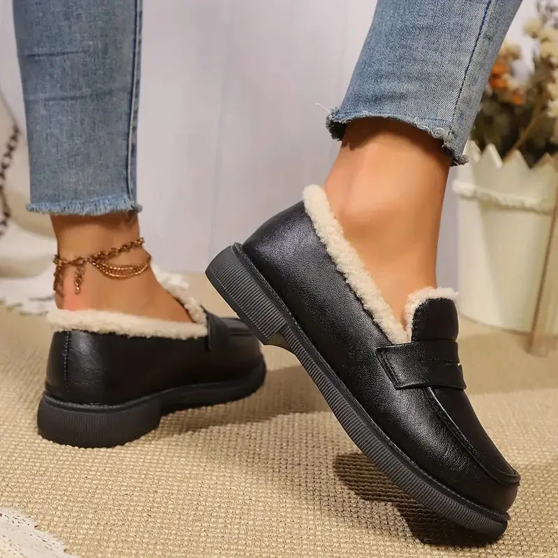 Velora Fur Slip-On