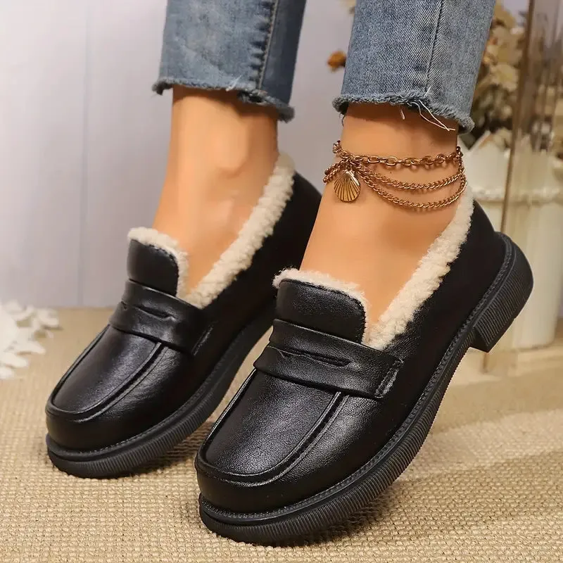 Velora Fur Slip-On