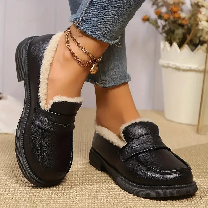 Velora Fur Slip-On