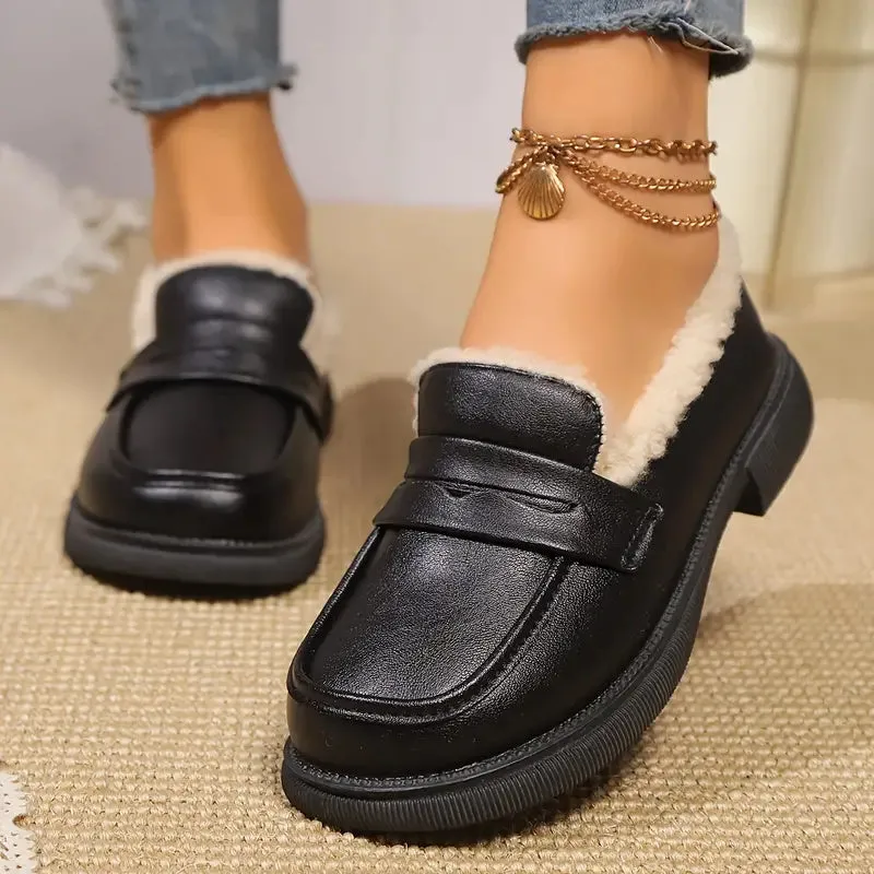 Velora Fur Slip-On