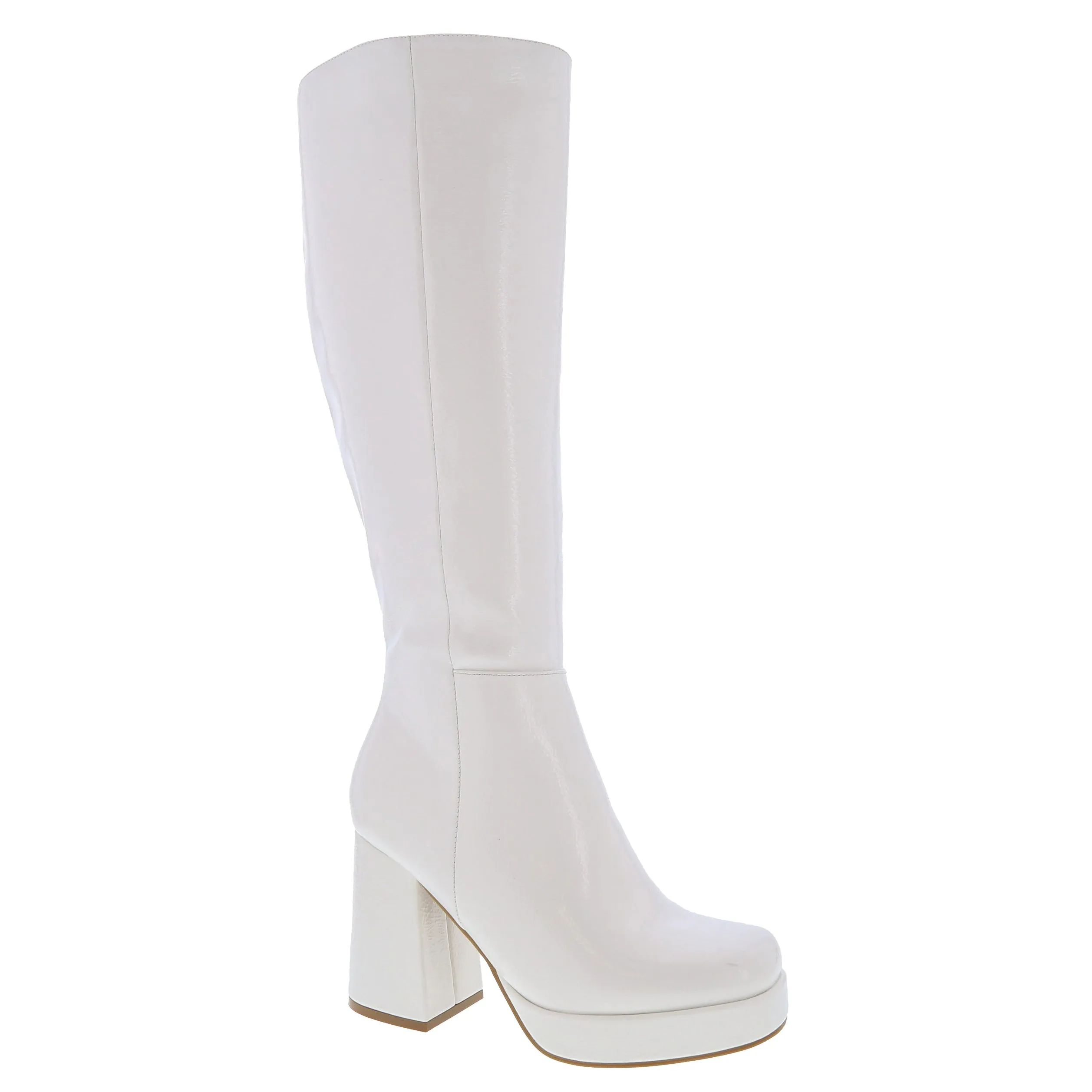 Venom - Block Heel Knee High Platform Boots for Women, Chunky Heel Boots, Stylish Winter Footwear, Trendy Knee-High Boots, Comfortable & Bold Design
