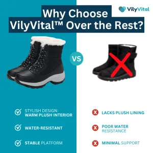 VilyVital™ | Warm & Stylish Women’s Waterproof Winter Boots