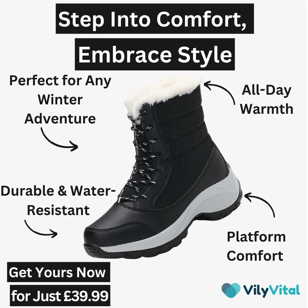VilyVital™ | Warm & Stylish Women’s Waterproof Winter Boots