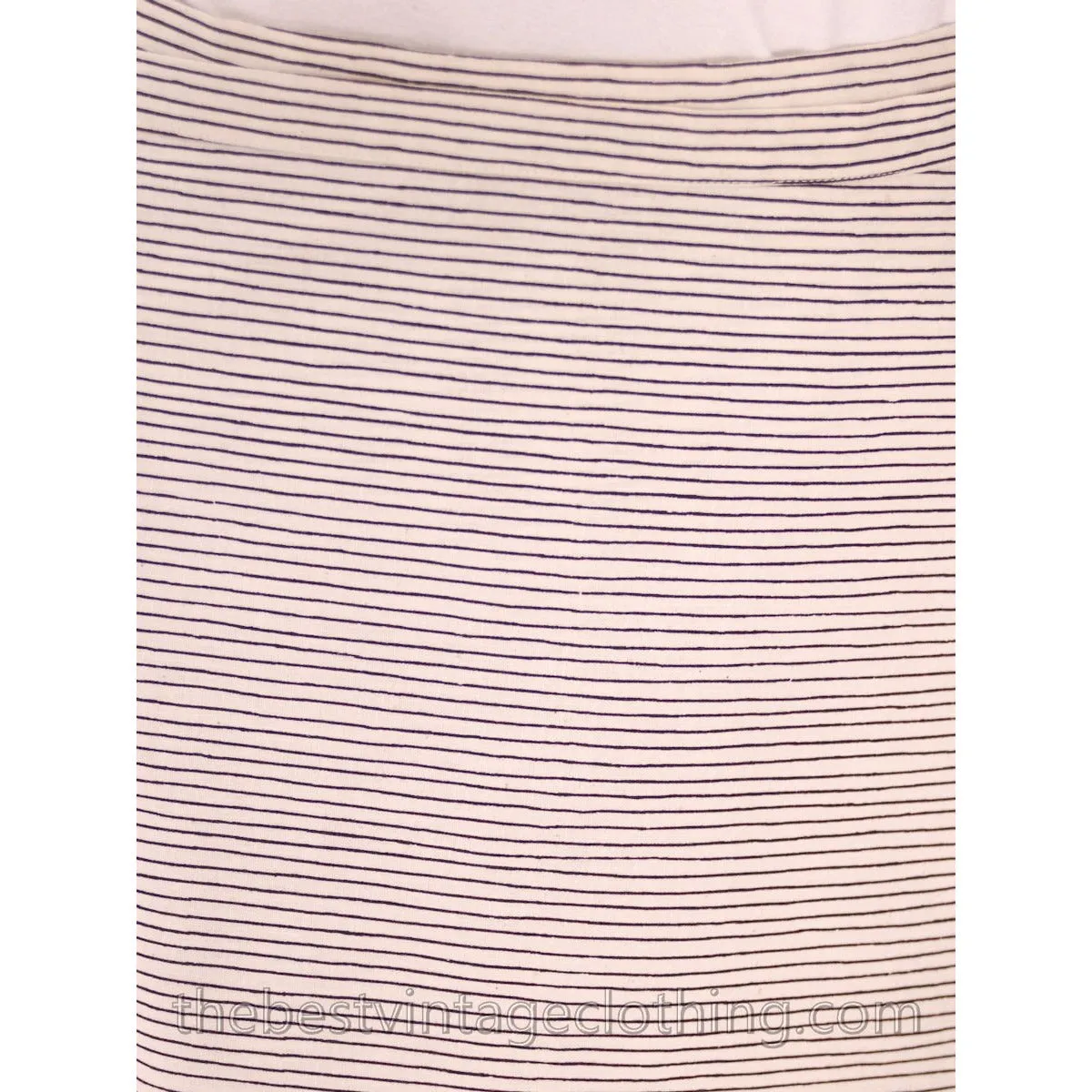 Vintage 1970s Vuokko Striped Wrap Skirt Designer Maxi Black Cream Jokapoika Striped  Size M