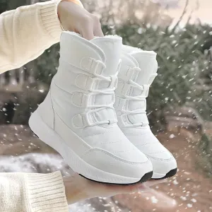 Warm HighTop Snow Boots Plush Lining  Grip Sole