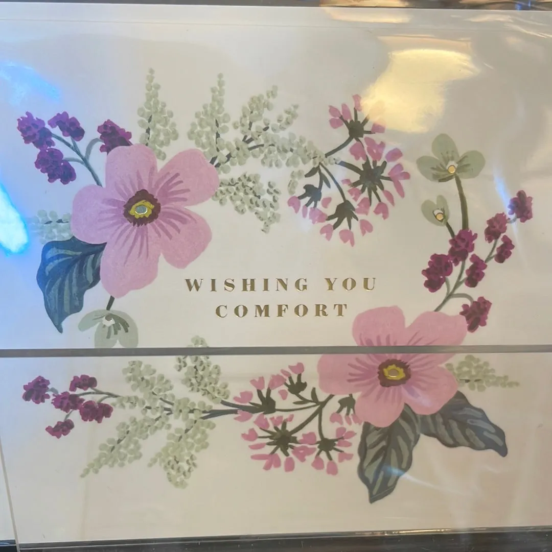 Wishing you comfort