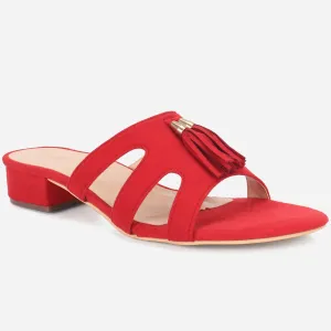 Women "CRUISE" Summer Decorated Block Heel Slippers