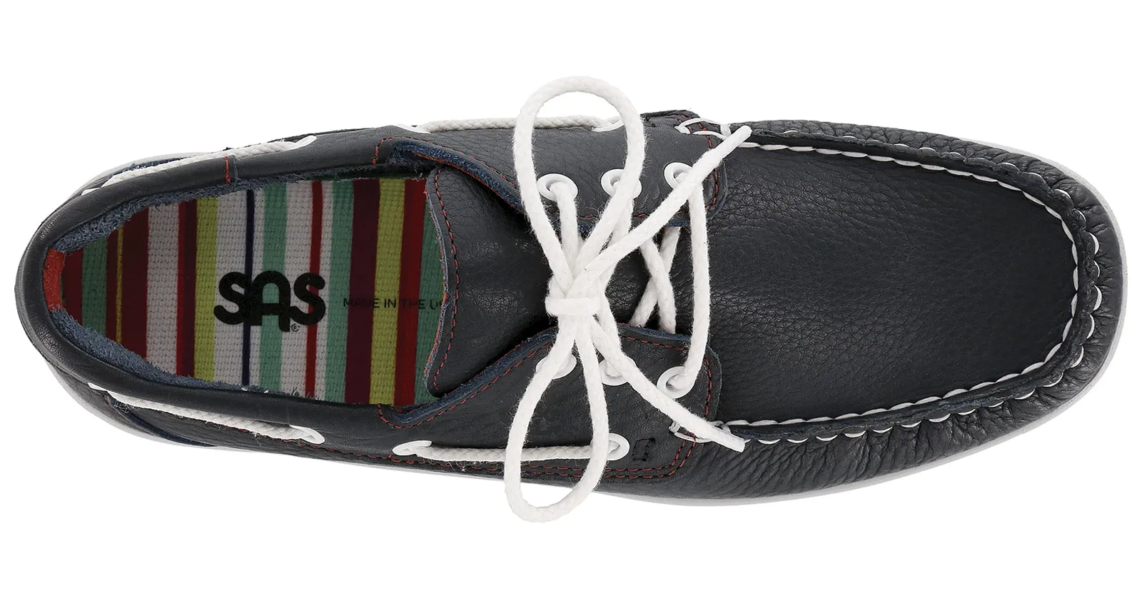 Women's Catalina Lace Up Boat Shoe in Navy