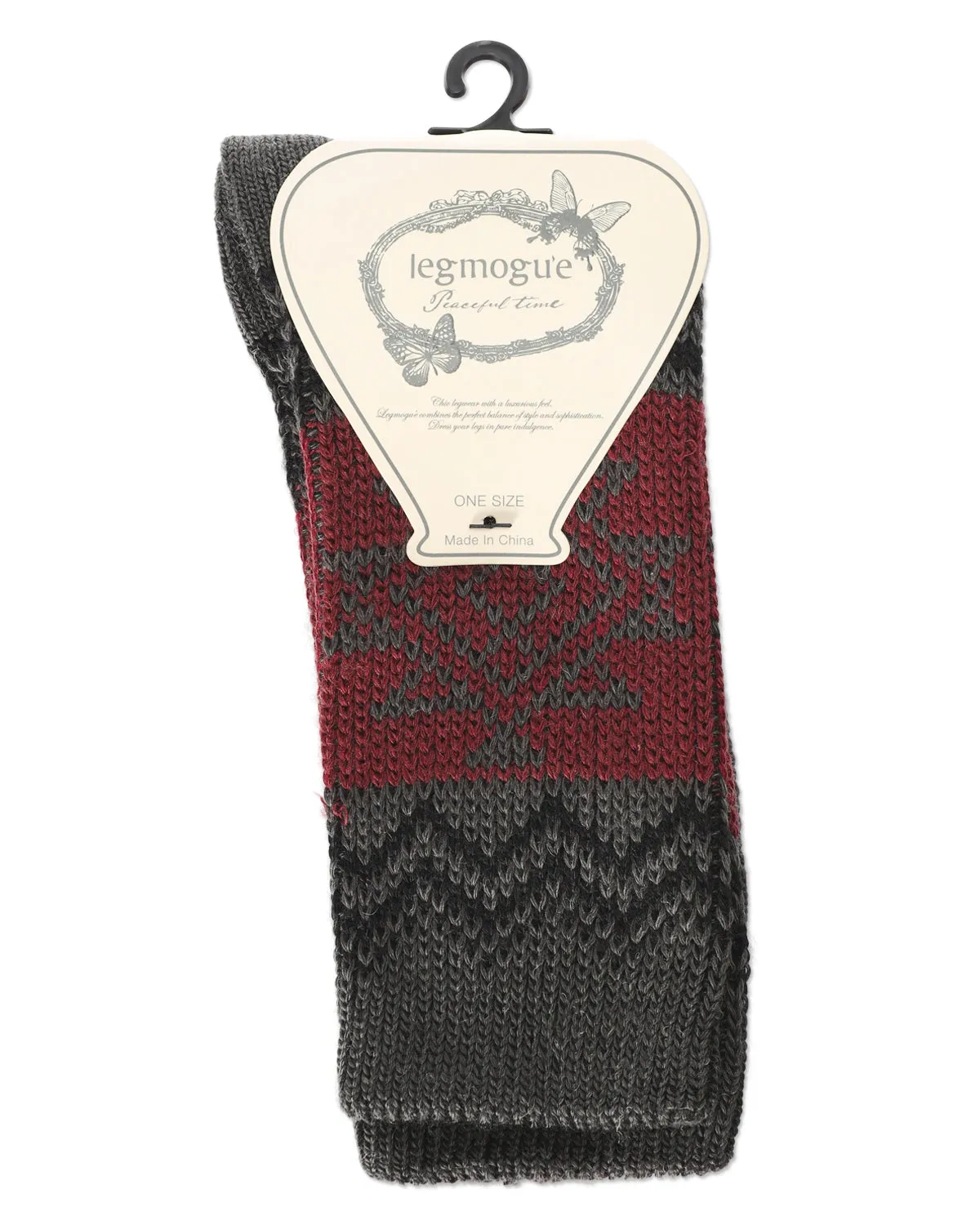 Women's Diamond Line Fashion Soft-Fit Crew Sock