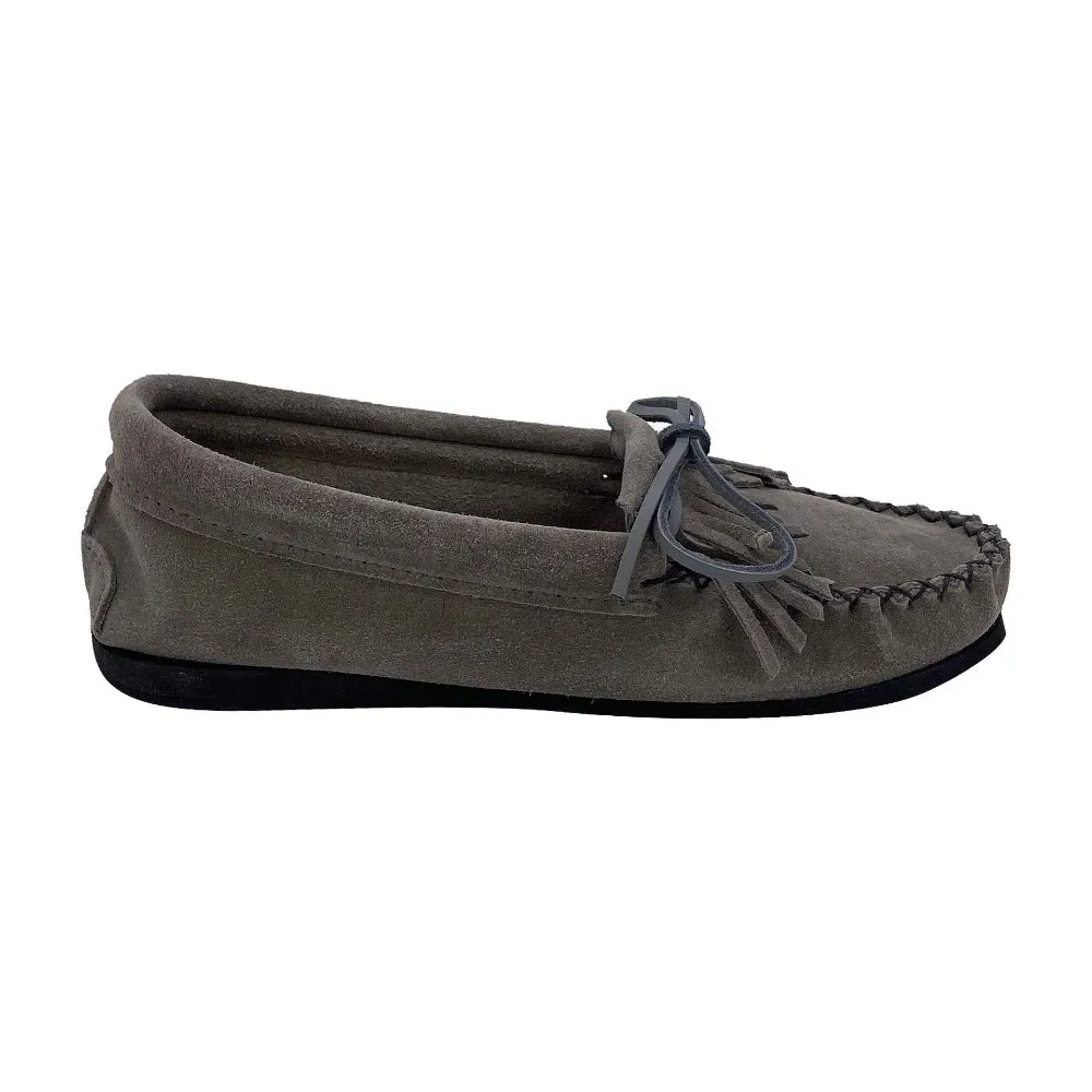 Women's Fringed Suede Moccasin Shoes