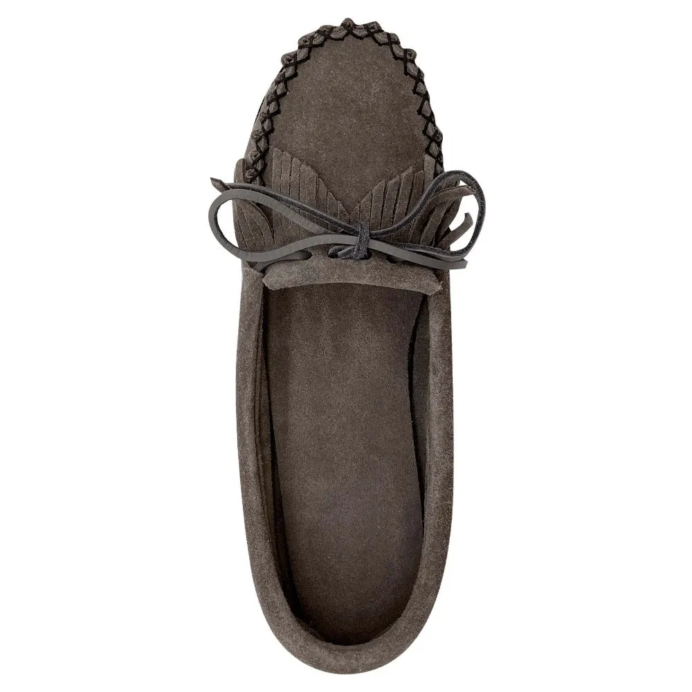 Women's Fringed Suede Moccasin Shoes