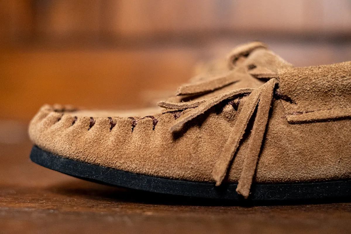 Women's Fringed Suede Moccasin Shoes