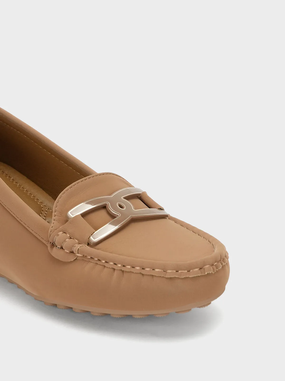 Womens "CZARINA" Comfy Wedge Moccasins