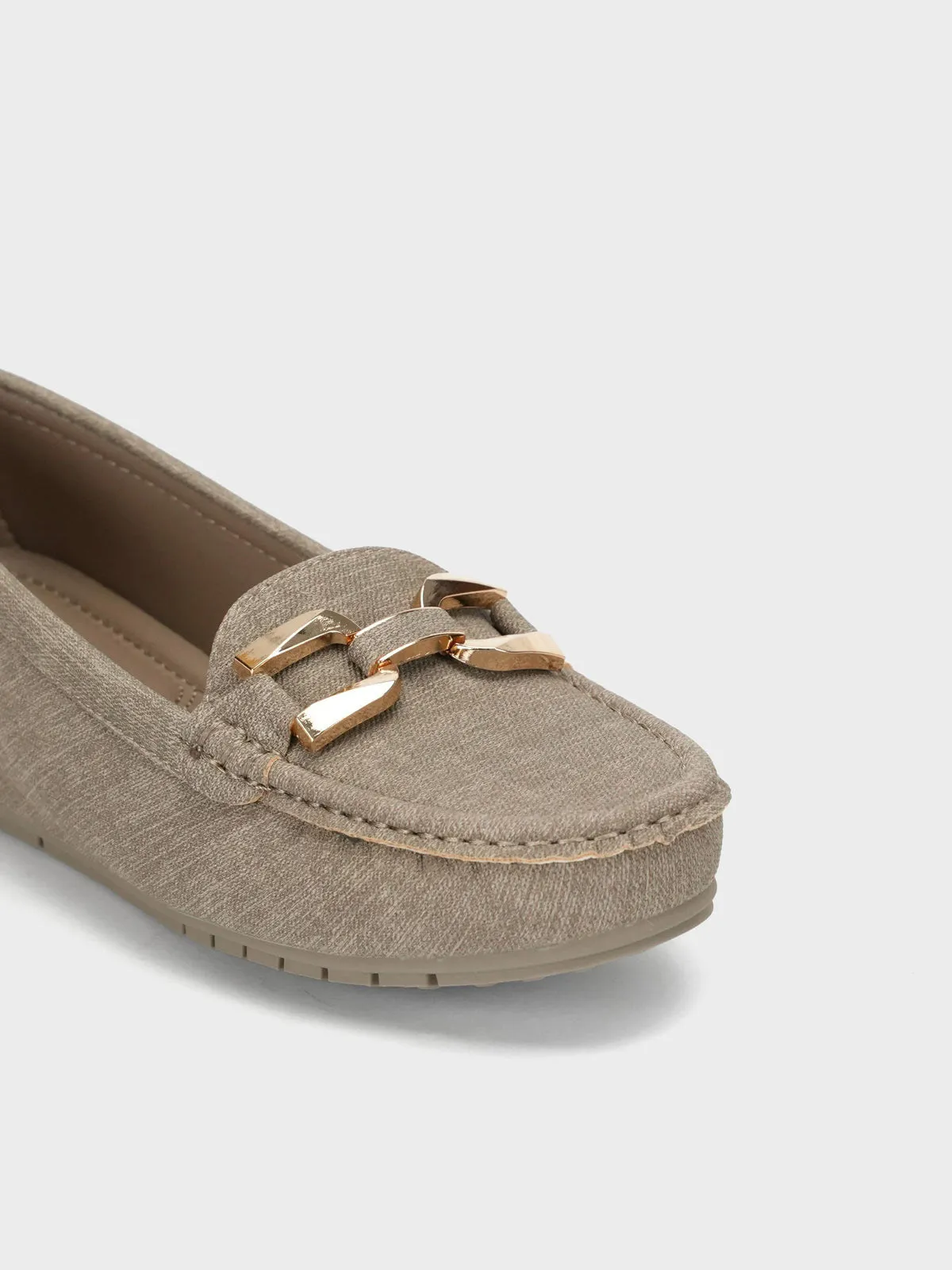 Womens "SUTARA" Comfy Buckle Moccasins