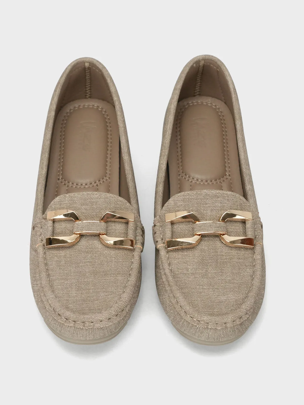 Womens "SUTARA" Comfy Buckle Moccasins