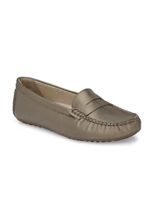 Women's Sheep Leather Slip on Casual Loafer