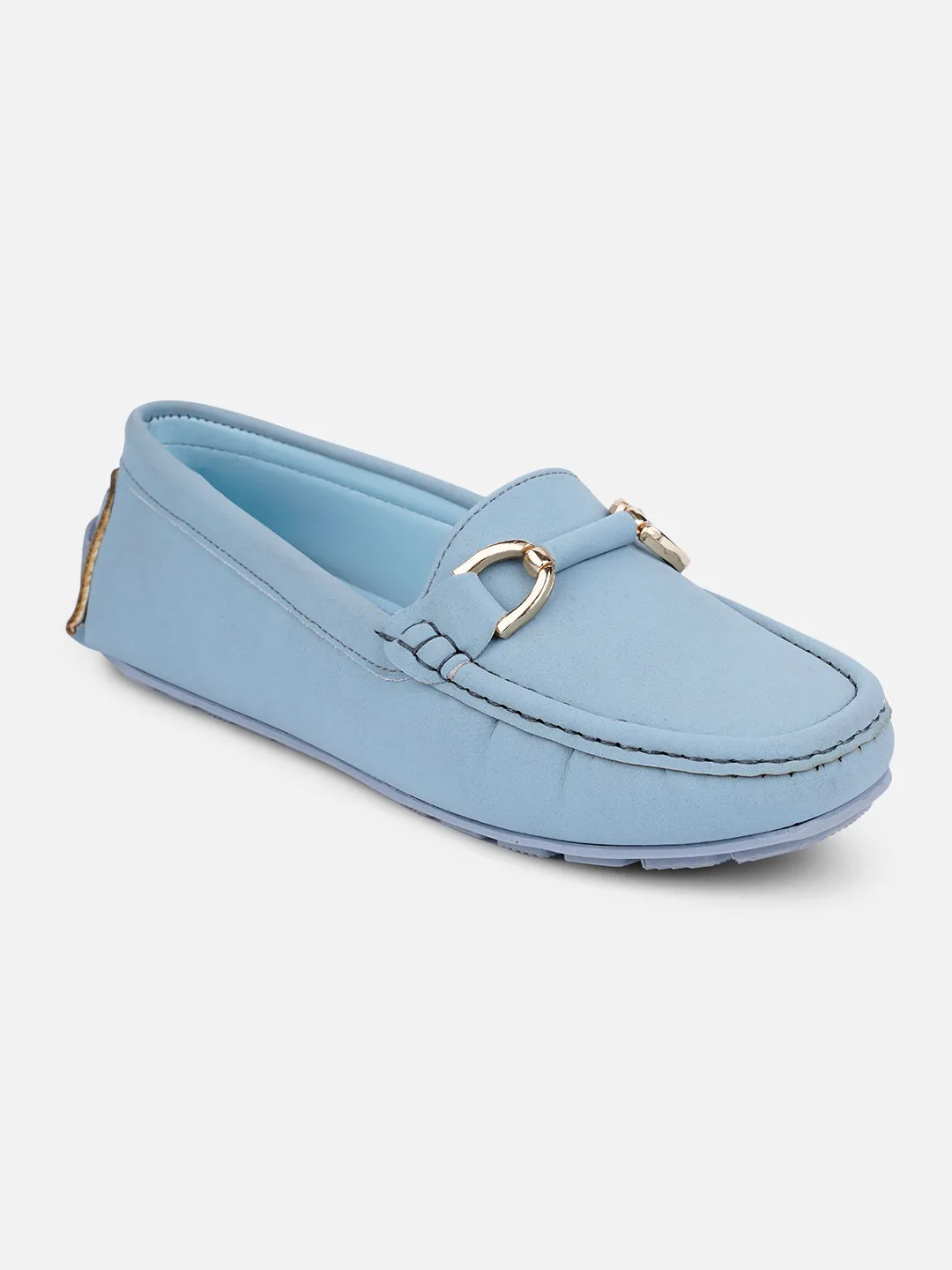 Women's Sky Blue Soft & Premium Loafers (IU2001)