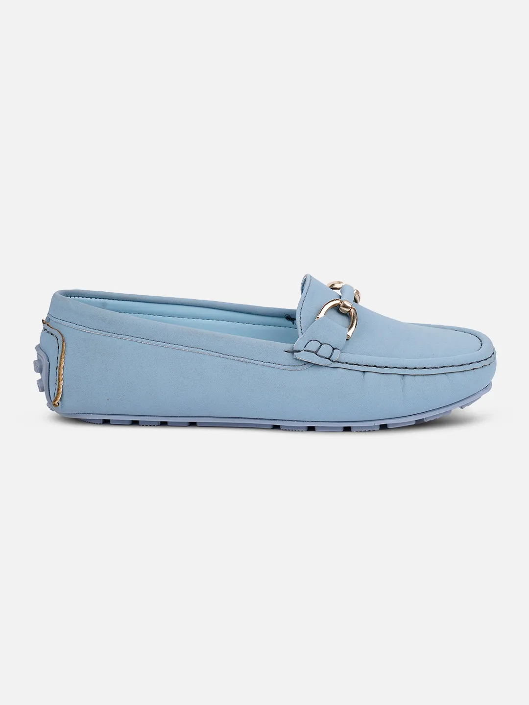 Women's Sky Blue Soft & Premium Loafers (IU2001)