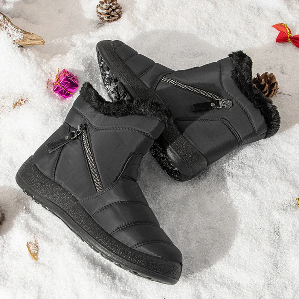 Women's Snow Boots Soft Warm Anti Skid And Wear Resistant Soles